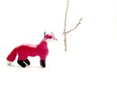 Fox Miniature Figurine - Polymer Clay Fox - Fox Totem - Fox Pocket Totem