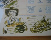 1948 Illustrated Herb Chart from The Cottage Herb Garden - so Shabby Chic