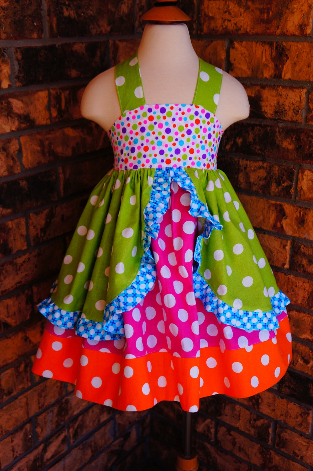 Boutique Girls Birthday Outfit Custom Childrens Clothing Extra Ruffle Party Dres M2M OTT Boutique Hairbow 12m 18m 2T 3T 4T 5 6