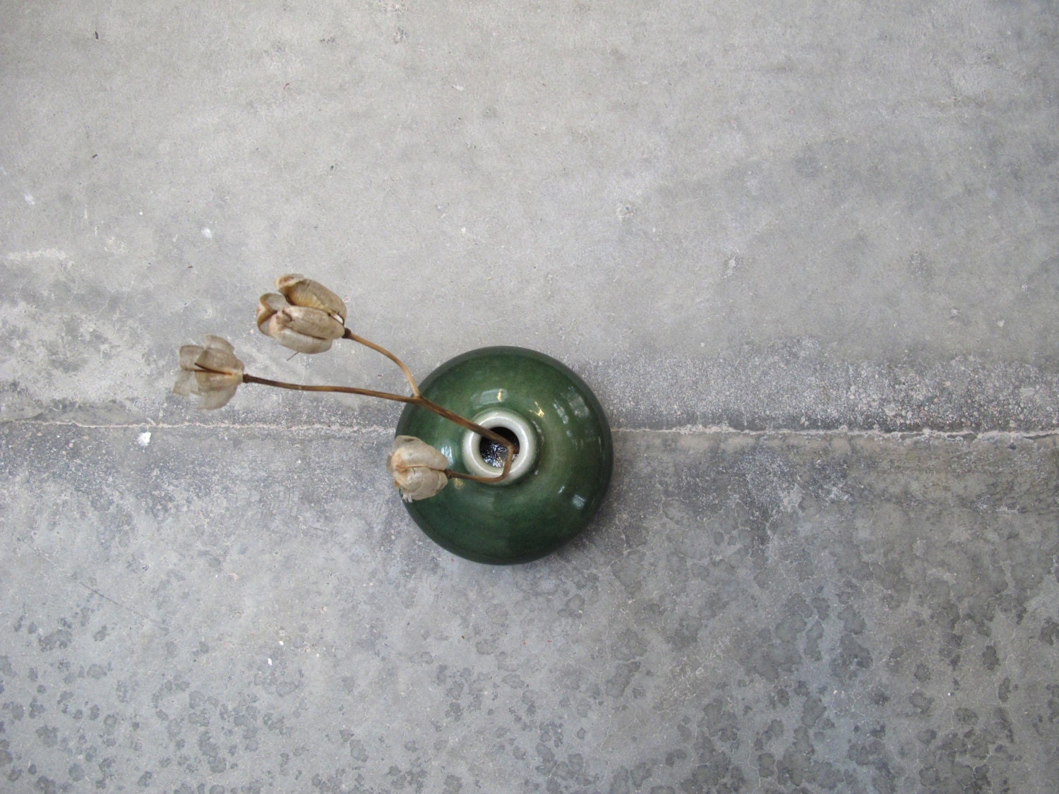 Forest Green Vase