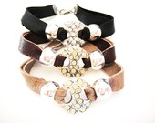 Discount : before 23 USD ... (leather bracelet mascara)
