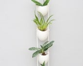 4 tier porcelain and cotton rope hanging container