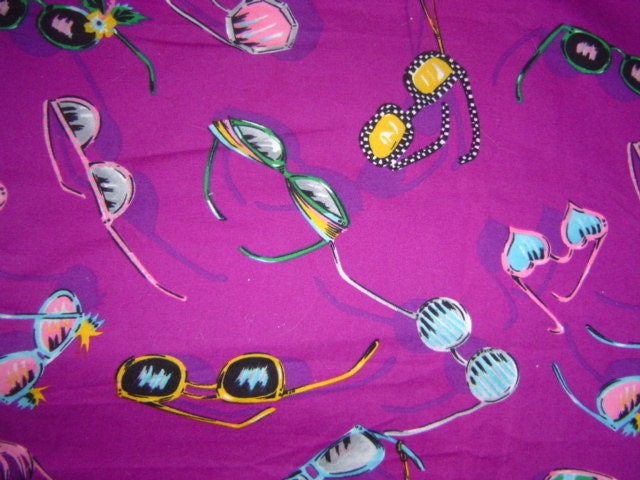 Hoffman Pop Art "Sunglasses" Fabric-1 Yard