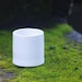 minimalist modern ceramic short white cup porcelain minimal tumbler / simple cup modern pottery