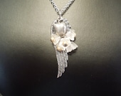 Mortal Instruments Inspired - Midnight Flowers Necklace