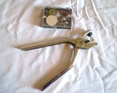 Vintage Snap Pliers and box of Snaps