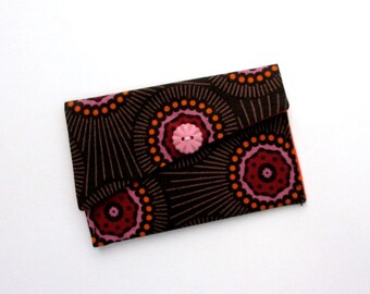 Business Card Case,  Business Card Holder, Fabric Wallet, Anna Maria Horner