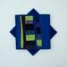 Modern Pot Holders, Blue Potholders, Modern Hotpads, Abstract