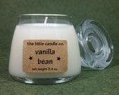 Vanilla Bean // Soy Jar Candle // Hand Poured Scented Soy Wax Candle // Primitive Home Decor
