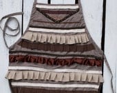Woodland Military Inspired Vintage Trim Apron