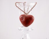 Powered-On Rustic Heart Necklace