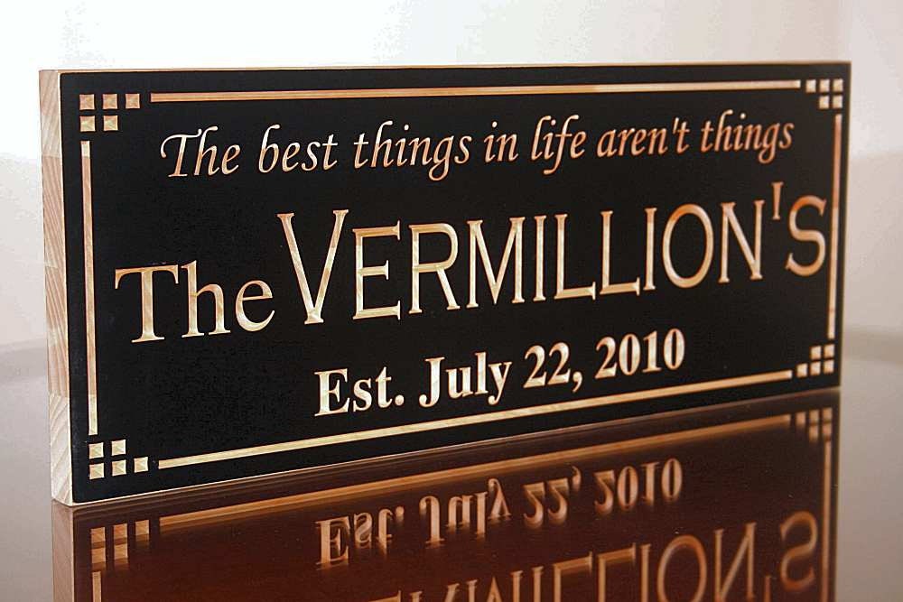 Wedding Gift: Custom Wood Signs Business Sign Name Sign Marriage Sign Family Sign Pub Sign Carved Wooden Signs Wood Signs 7x18 UU