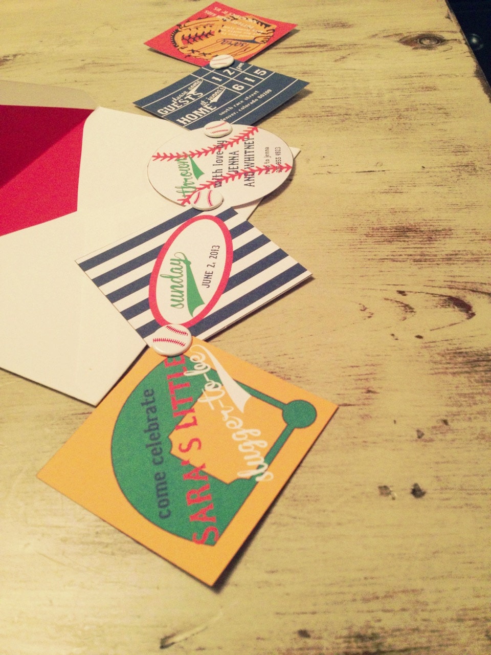 Baseball Baby Shower Invitation