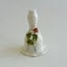 Capodimonte Porcelain Bell with Flower, Home Décor, Decorative Bell, Hand Bell, Collectibles, Made in Italy