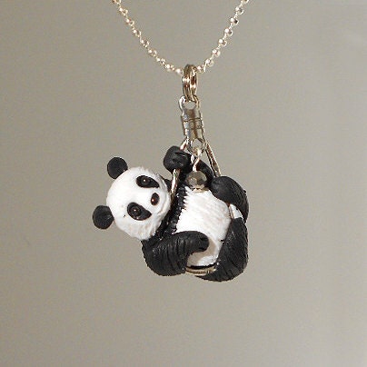 fanART- "Pandas hang around" -unique panda, gift for her, cool gift for teenager