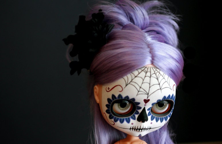 Dia de los Muertos Calavera Blythe postcard No. 9