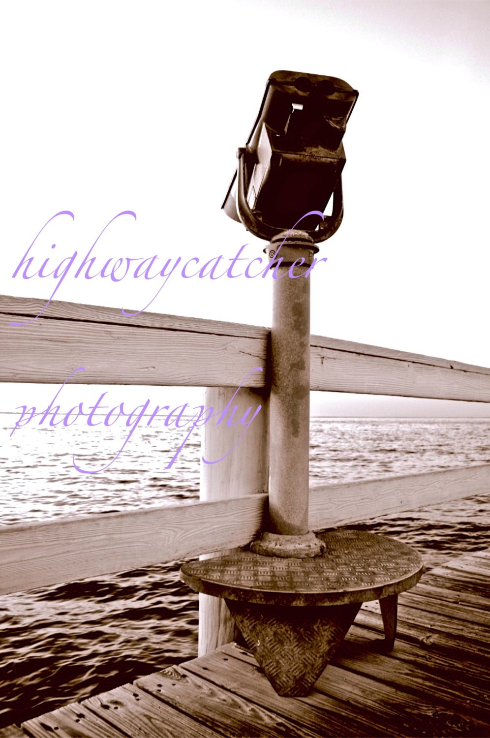 Viewfinder on a Dock Photograph Digital Download