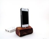 Red Wood iPhone 5 Dock