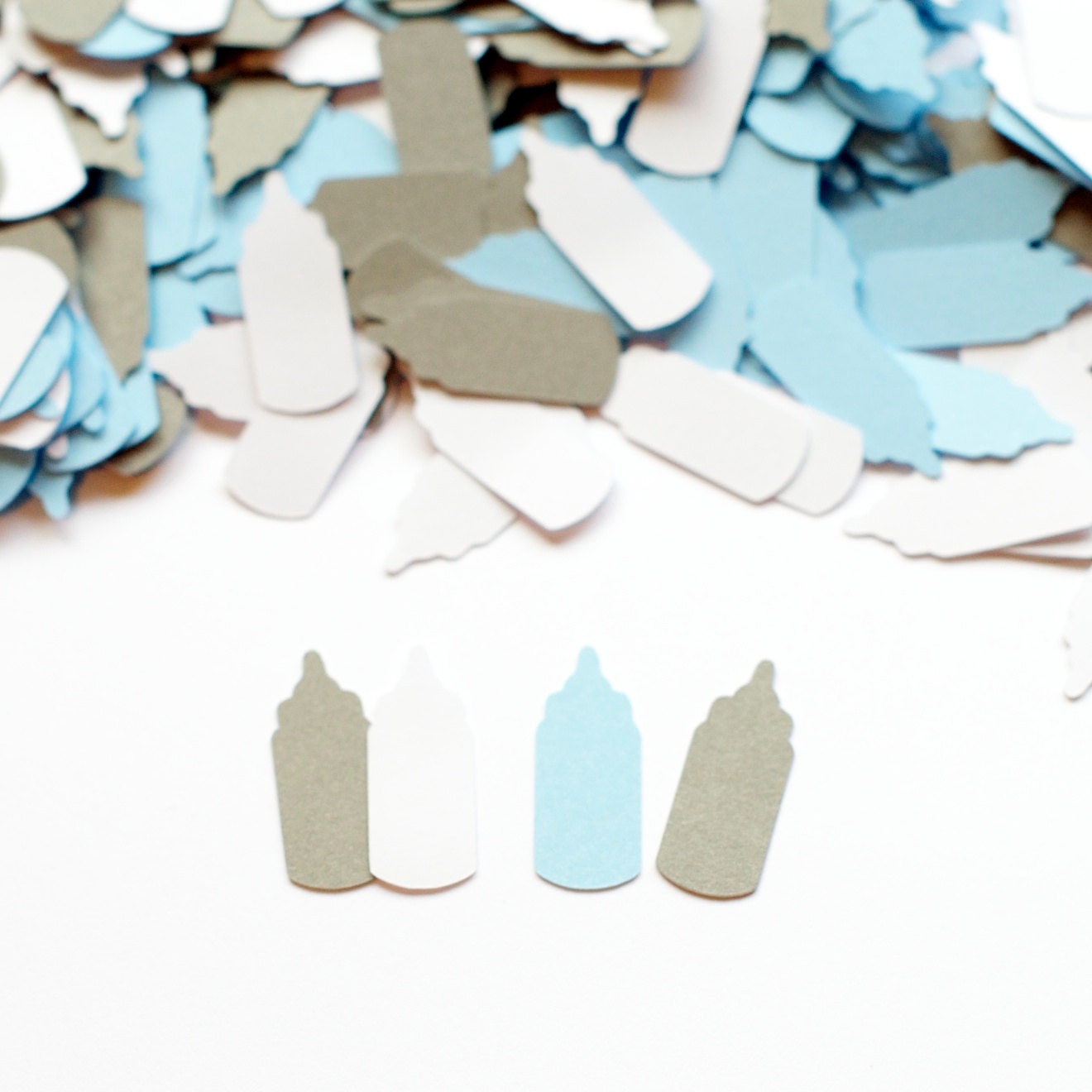Baby Shower Decoration Bottle Confetti Blue Gray Il_570xn