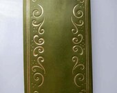 Tall Vintage Album - Olive Green with gold detail