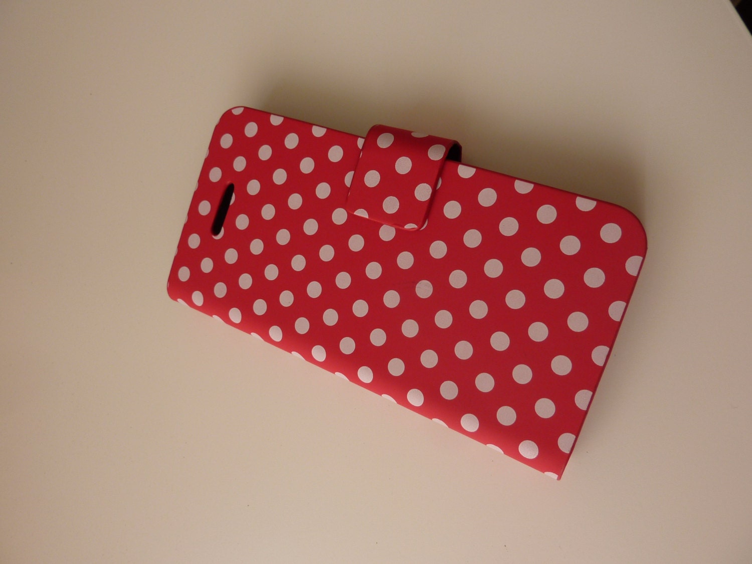 Iphone 5 Red Polka Dot cover/ case