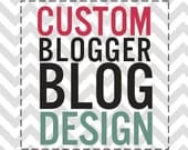 Custom Blogger Blog Design (Basic)