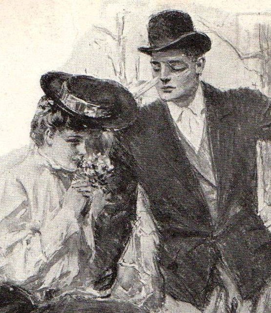 Collectible Antique Black and White Christy Gibson Girl Postcard 1905
