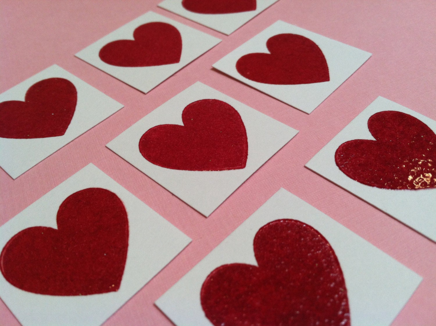 20 Heart Stamp Dimensional Adhesives. Perfect for sealing friendship cards or adding more personality to cards