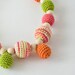 NEW Spring Bells Nursing Necklace with jingle bells, Handing Toy - for 3 months old and up - Babywearing, Shower Gift
