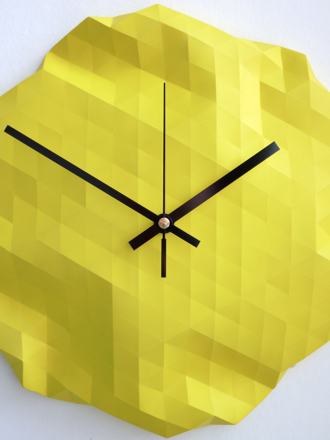 Faceted Wall Clock