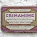 ART DECO 1930s vintage French pharmacy tin  great design in taupe and purple