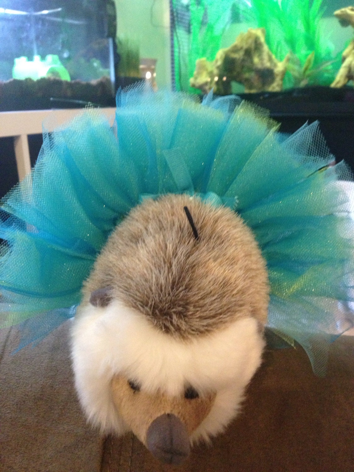 Green and Blue Hedgehog Tutu