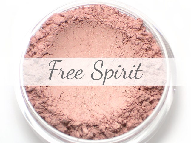 Mineral Blush Sample - Free Spirit (soft baby pink cheek color with shimmer) - Vegan