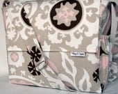 Diaper Bag - Tote Bag - Suzani Cozy Bella - Large Messenger Bag with Inner and Outer Pockets