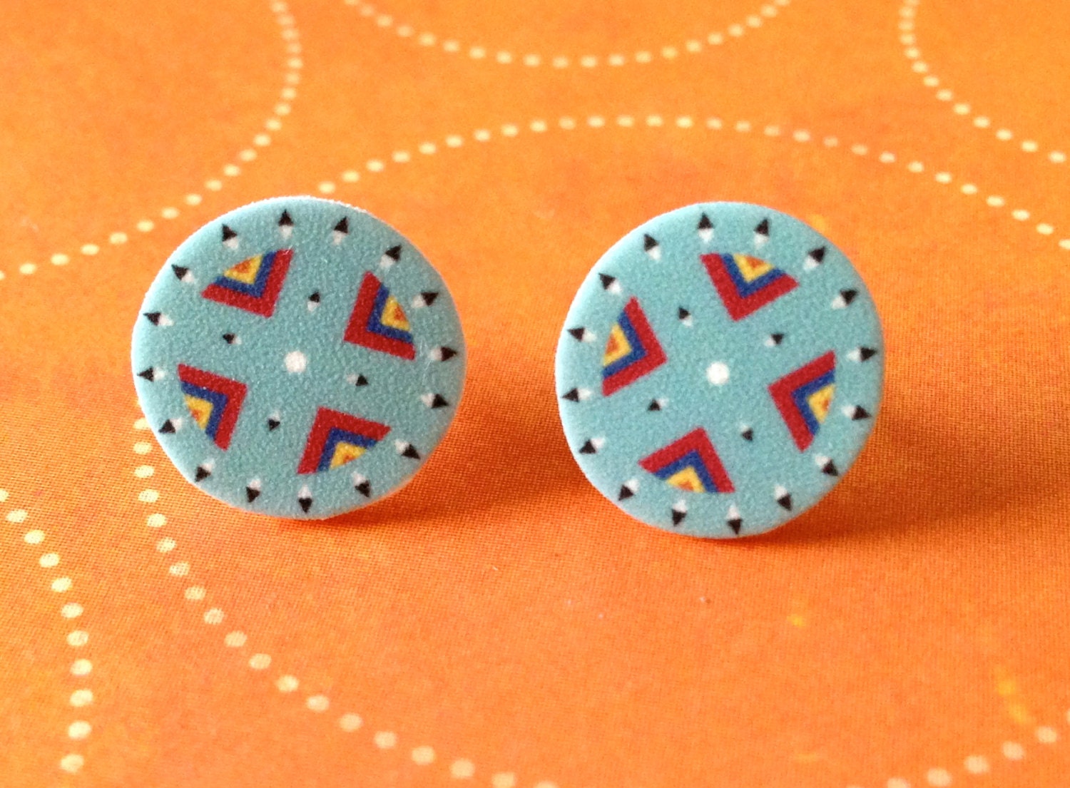 Aztec Native Pattern Earrings