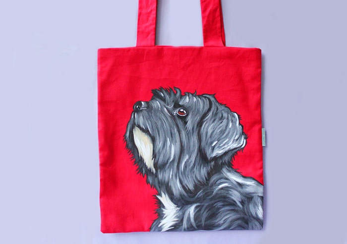 Custom Handpainted Tote Bag