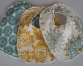 Girl Bibs - Set of 3 - Indie Chic