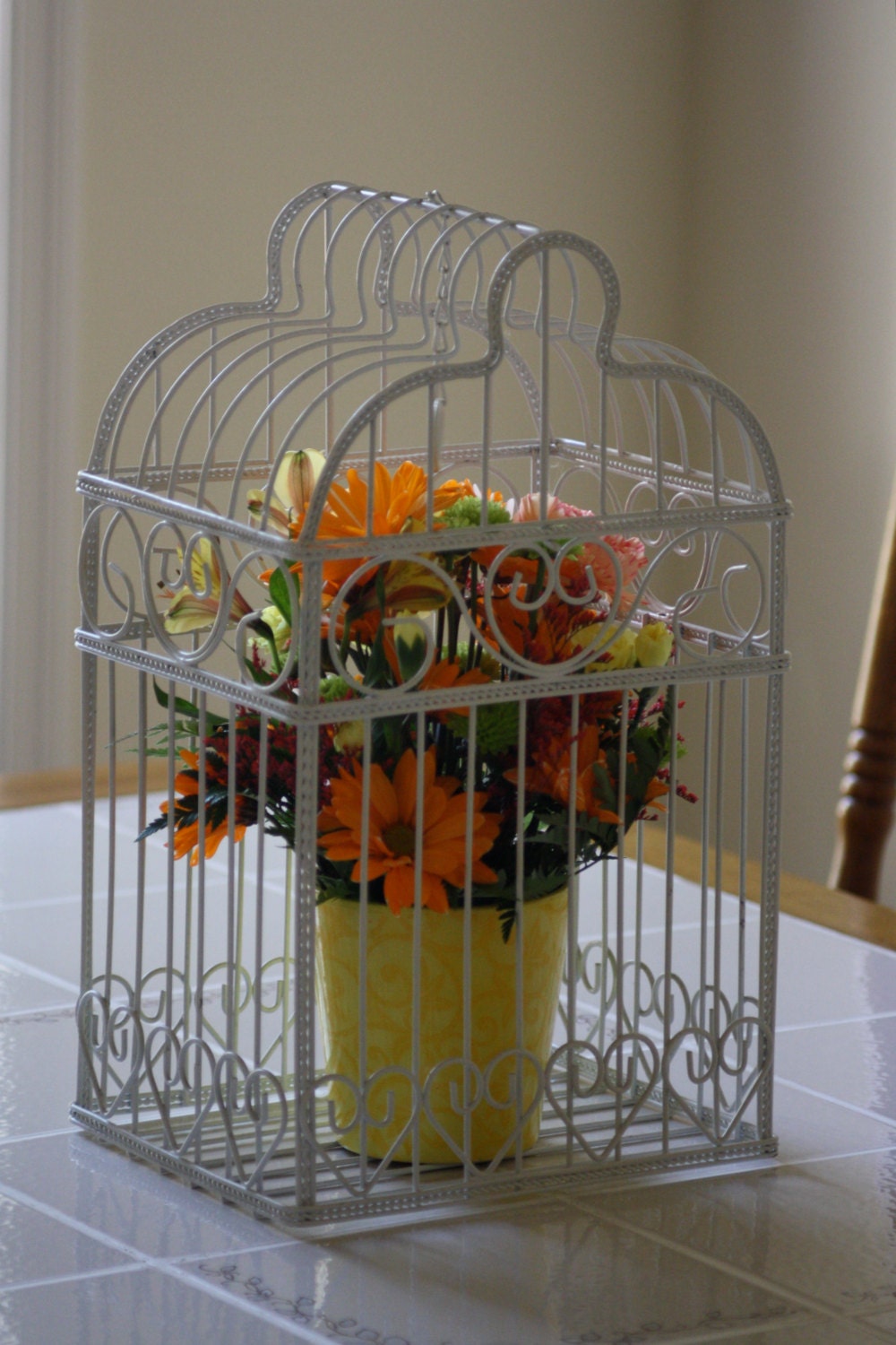 Bird Cage, Card Holder, Card Cage, Centerpiece