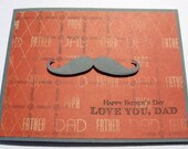 Happy Father's Day Mustache Card