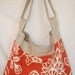 Large Pleated Curvy Tote with Double Duty Straps