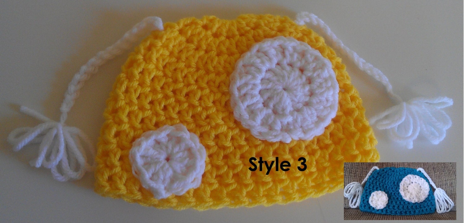 Style 3 - Original Lili's "Mum"sters / Monster Baby Hat - Made to Order