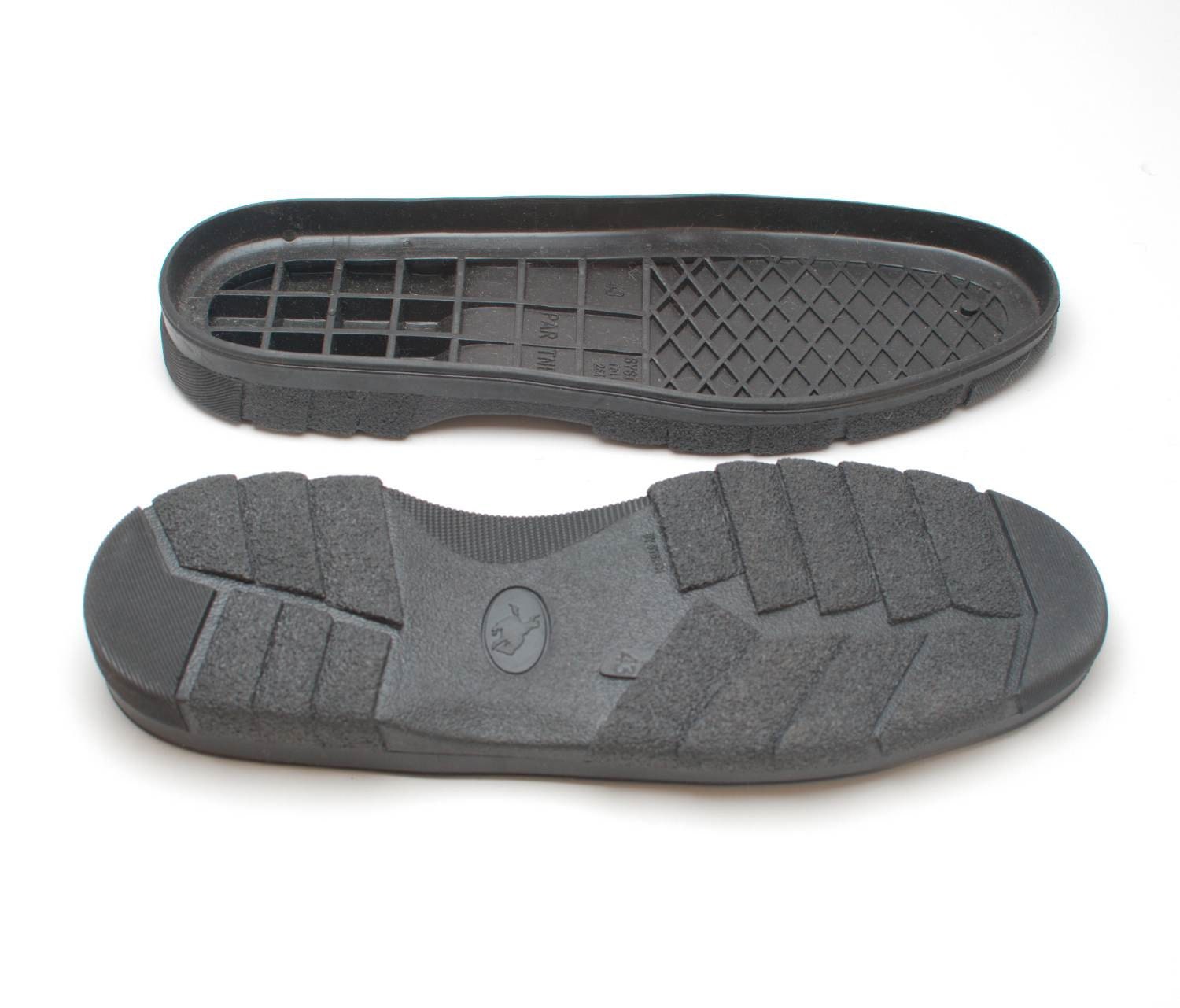 Shoe Rubber Soles for Boots Clogs Booties - Mens sizes - Soles for your projects - Supply for handmade shoes