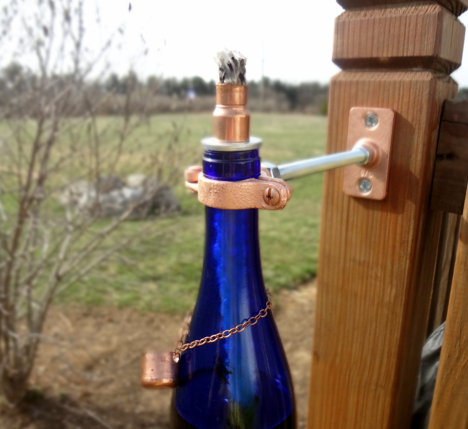 5 Wine Bottle Tiki Torch Hardware Kits for Upcycling