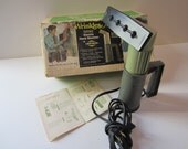 Vintage 1970s Wrinkles Away Portable Electric Hand Steamer in Avocado