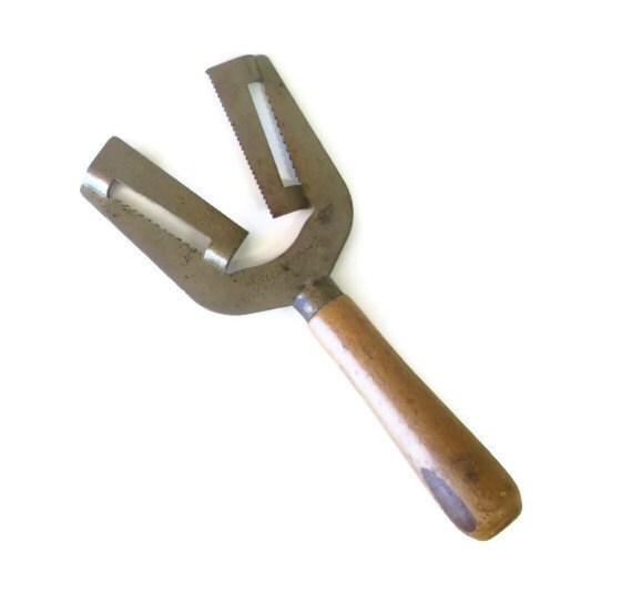 Vintage GripAll Jar Opener Wood Handle Screw Cap by RescuedInTime