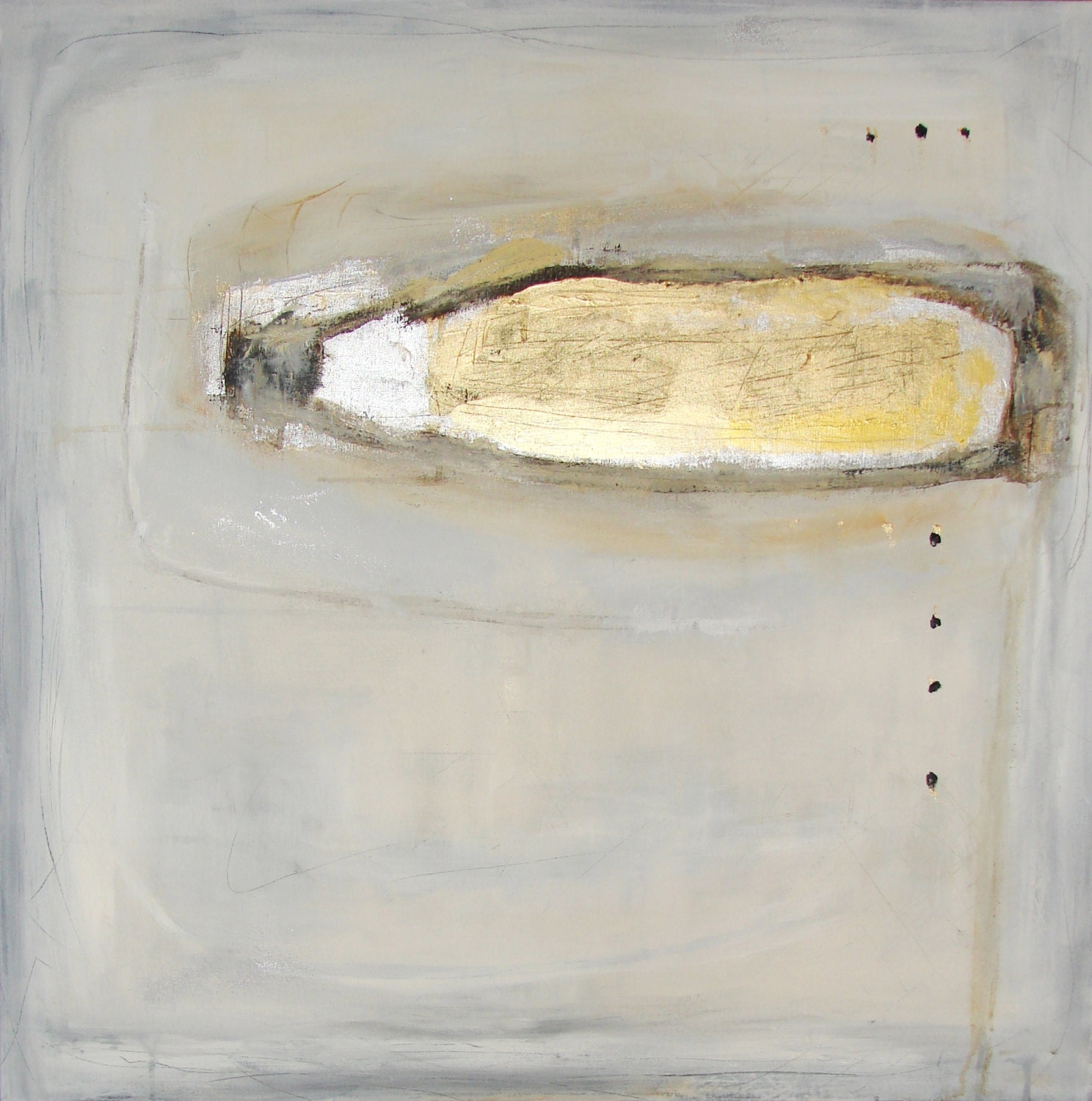Abstract Art Painting original acrylic contemporary home decor 30 x 30 neutral modern wall art by Cheryl Wasilow