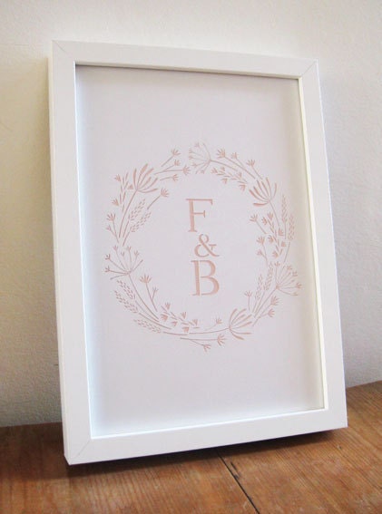Summer Blooms Personlised Papercut
