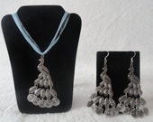 Peacock Necklace and Earring set