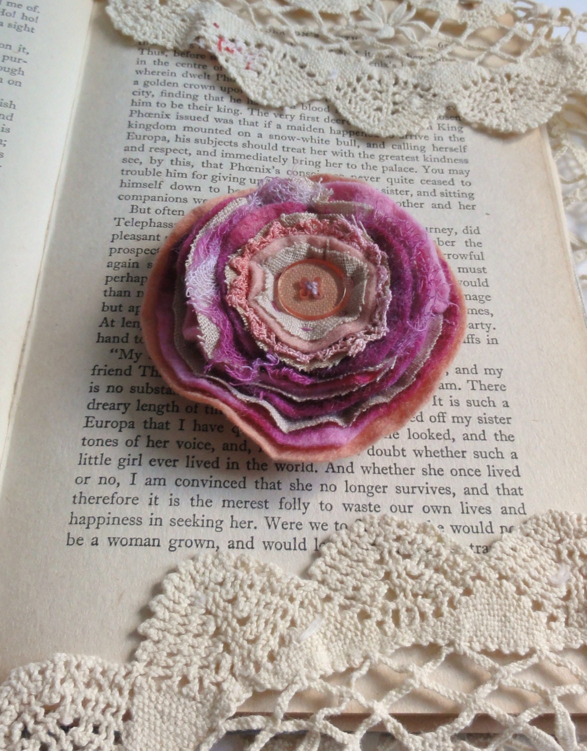 Textile Brooch