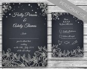 50 Personalised Invites and R.S.V.P Cards